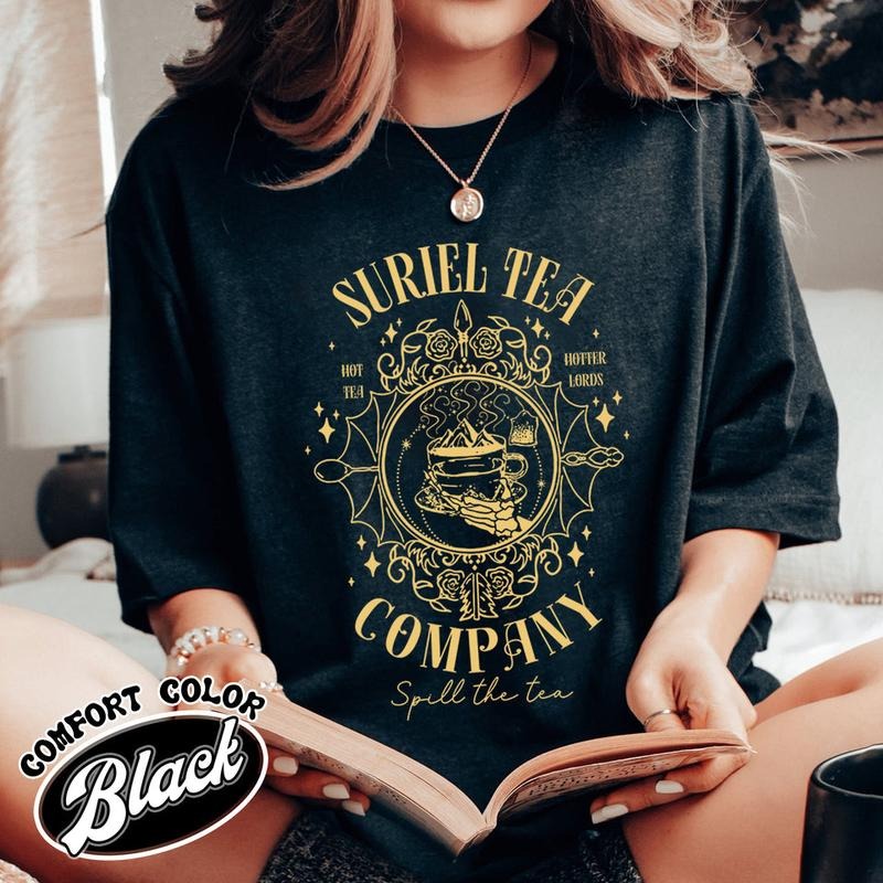 Suriel Tea Co Comfort Colors Shirt Suriel Tea Co Suriel Tea Co Shirt Acotar Shirt Suriel Tea Co Suriel Tea Co Shirt Bookish T-Shirts, Hoodie, Sweatshirt - T-Shirt, Sweatshirt, Hoodie