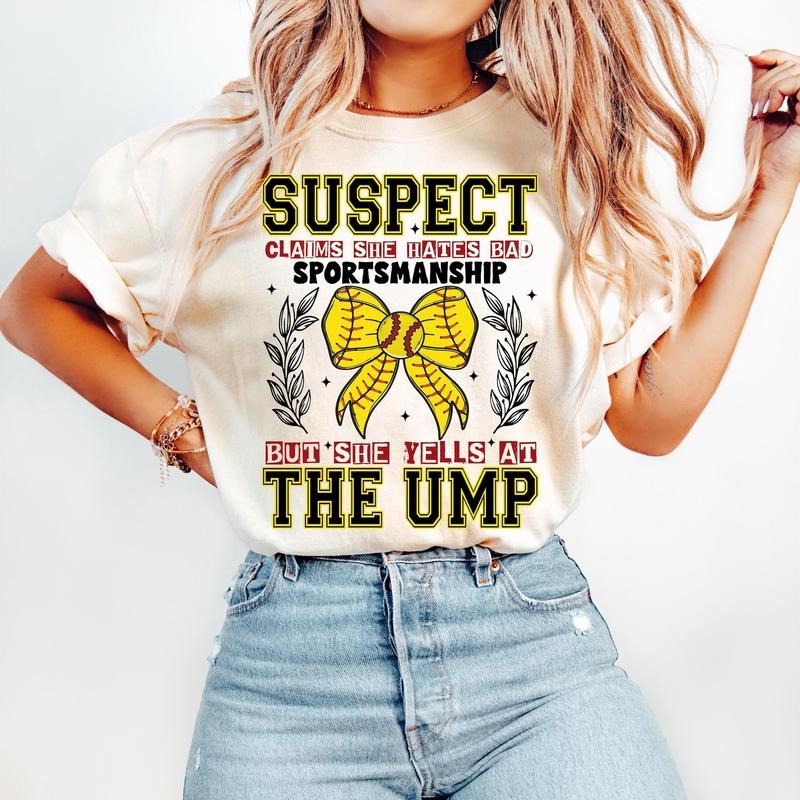 Suspect Claims Softball Softball Coquette Game Day Retro Softball Bow Funny Softball Mama Hey Batter Batter Swing T-Shirts, Hoodie, Sweatshirt - T-Shirt, Sweatshirt, Hoodie