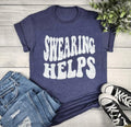Swearing Helps Summer Shirts Menswear Top Underwear Man Streetwear Tropical Round Neck Casual T-Shirts, Hoodie, Sweatshirt - T-Shirt, Sweatshirt, Hoodie