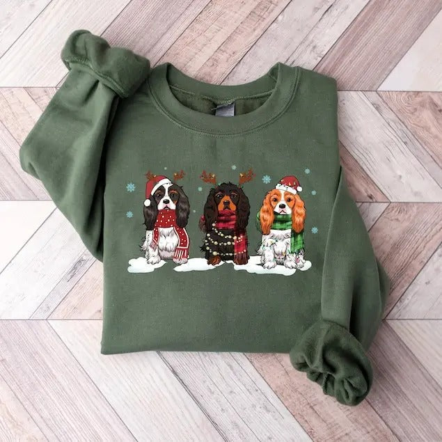 Cavalier King Charles Spaniel Dog Cotton Womenswear Top T-Shirts, Hoodie, Sweatshirt - T-Shirt, Sweatshirt, Hoodie