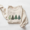 Four Festive Trees Each Uniquely Decorated Colorful Lights. Cozy Cheerful Season T-Shirts, Hoodie, Sweatshirt - T-Shirt, Sweatshirt, Hoodie
