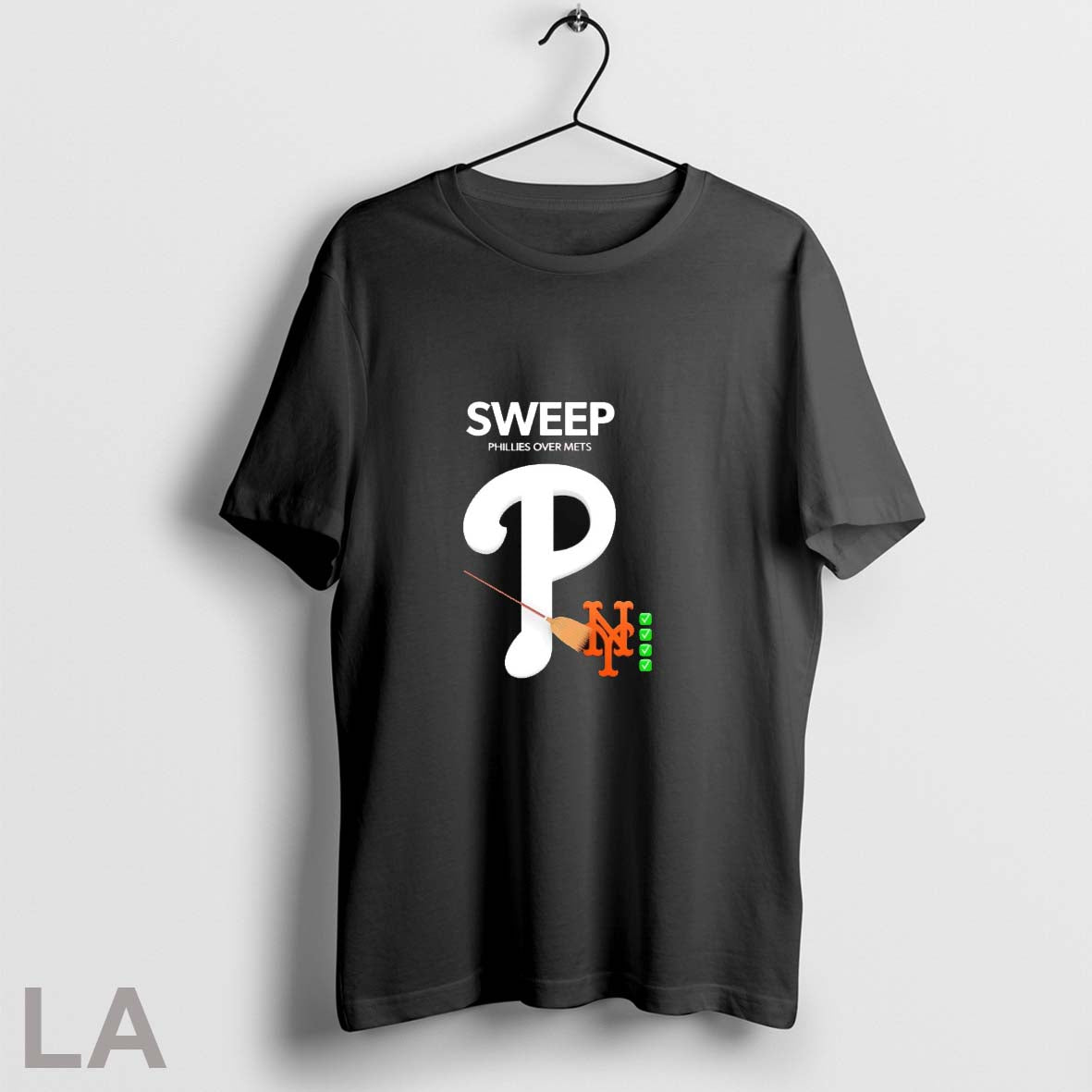 Sweep Phillies Over Mets Unisex T-shirt, Sweatshirt, Hoodie, Long Sleeve Tee - T-Shirt, Sweatshirt, Hoodie