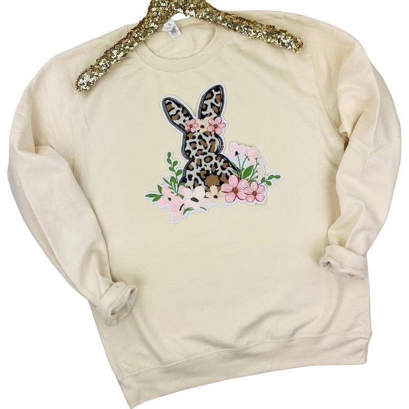 Sweet Floral Bunny Chenille Patch T-Shirts, Hoodie, Sweatshirt - T-Shirt, Sweatshirt, Hoodie