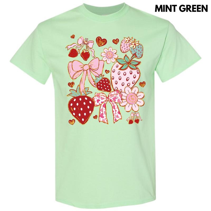 Sweet Strawberry Scene Gildan Short Sleeve 'NLB' T-Shirts, Hoodie, Sweatshirt - T-Shirt, Sweatshirt, Hoodie