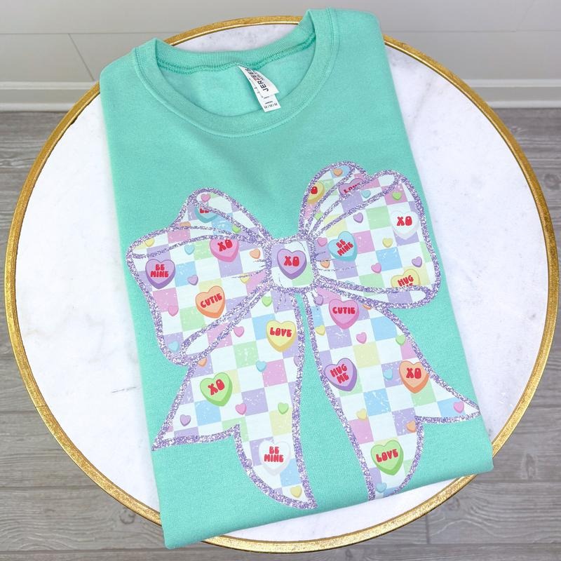 Sweethearts Checkered Bow 'NLB' T-Shirts, Hoodie, Sweatshirt - T-Shirt, Sweatshirt, Hoodie