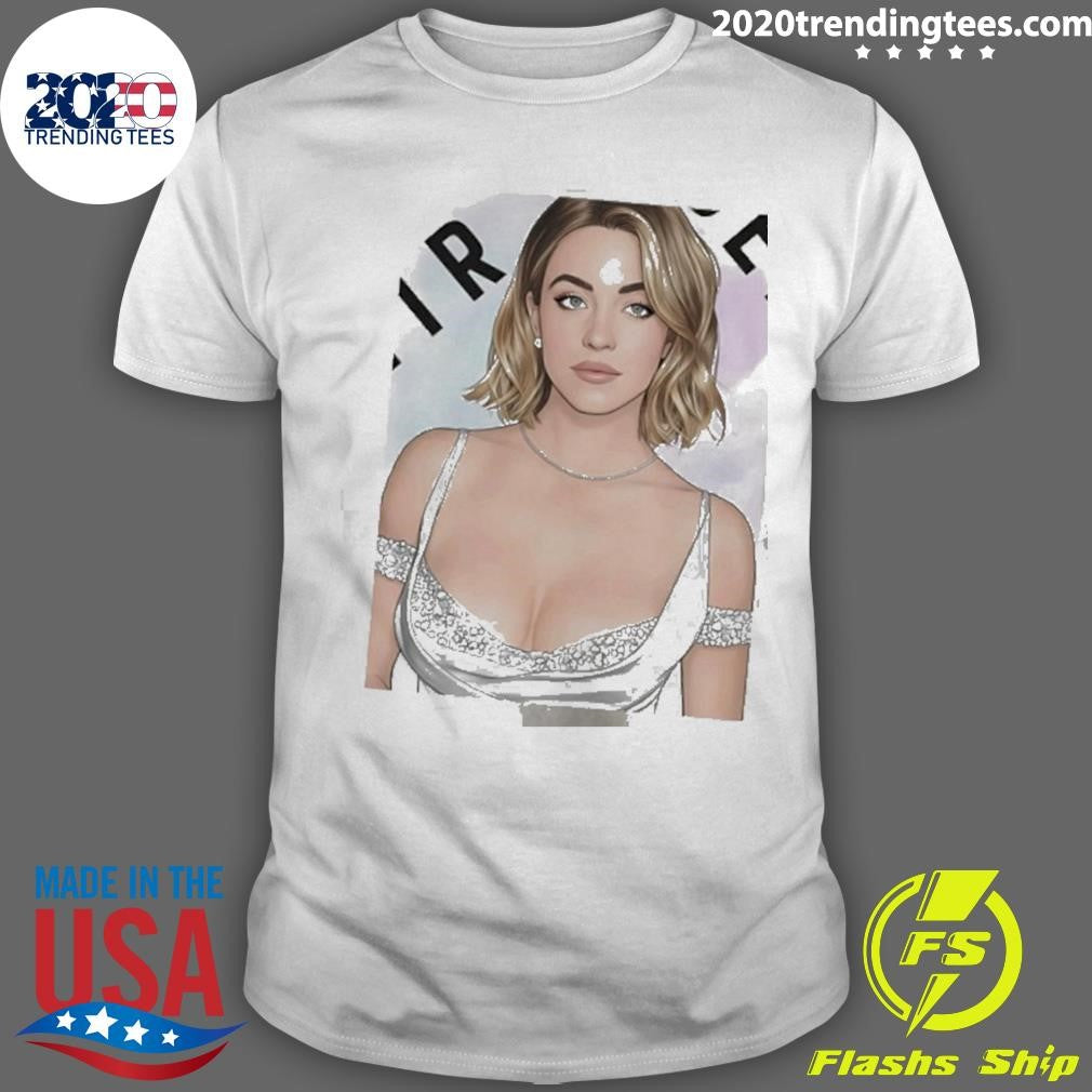Sydney Sweeney Blonde Glam Art Shirt Unisex T-shirt, Sweatshirt, Hoodie, Long Sleeve Tee - T-Shirt, Sweatshirt, Hoodie