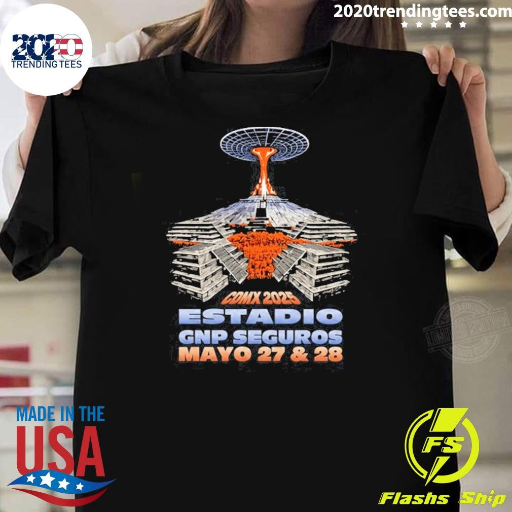 System Of A Down, Estadio GNP Seguros Mexico May 27 & 28 2026 Shirt Unisex T-shirt, Sweatshirt, Hoodie, Long Sleeve Tee - T-Shirt, Sweatshirt, Hoodie