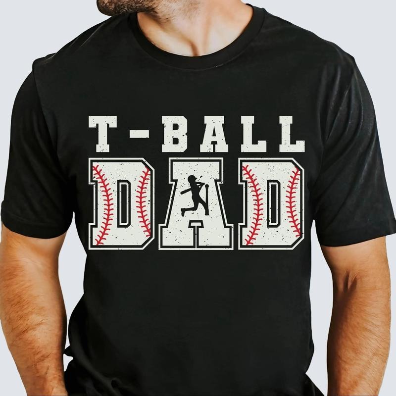 T Ball Dad Shirt Sports Dad Game Day 100% Cotton T-Shirts, Hoodie, Sweatshirt - T-Shirt, Sweatshirt, Hoodie