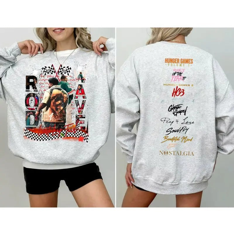 Rod Wave Last Lap Tour 2024 2 Sides 100% Cotton T-Shirts, Hoodie, Sweatshirt - T-Shirt, Sweatshirt, Hoodie