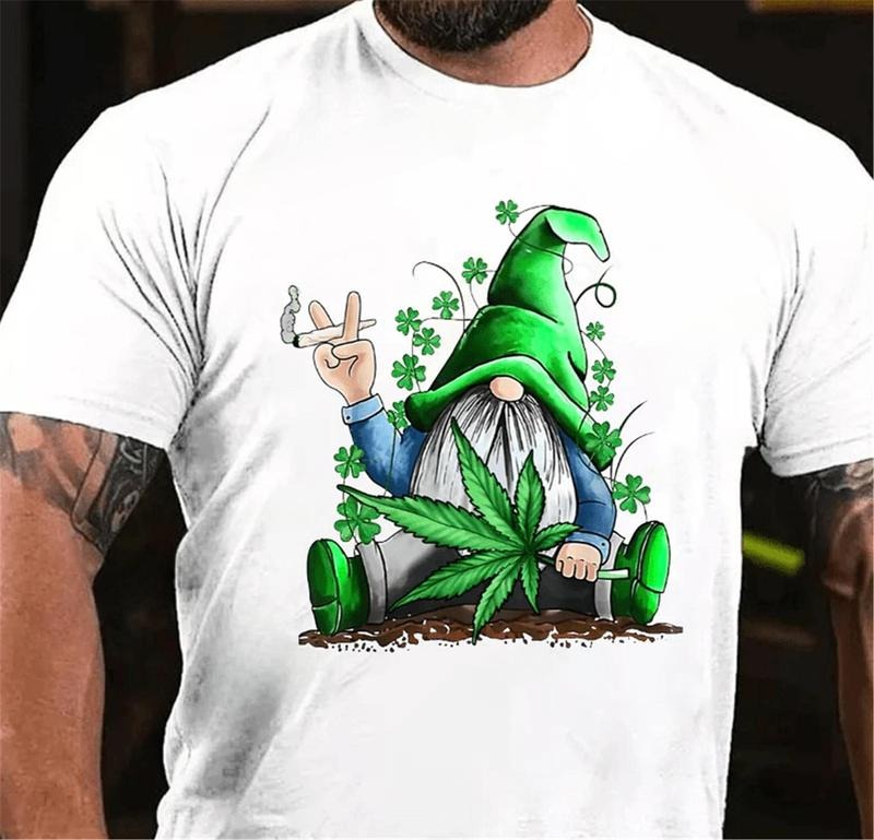 Funny Gnome Pot Leaf 420 St Patrick'S Day Classic T-Shirts, Hoodie, Sweatshirt - T-Shirt, Sweatshirt, Hoodie