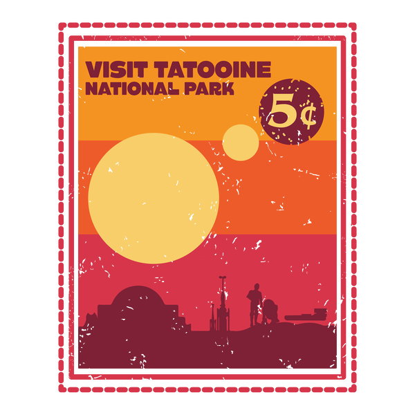Tatooine Stamp Unisex T-shirt, Sweatshirt, Hoodie, Long Sleeve Tee - T-Shirt, Sweatshirt, Hoodie