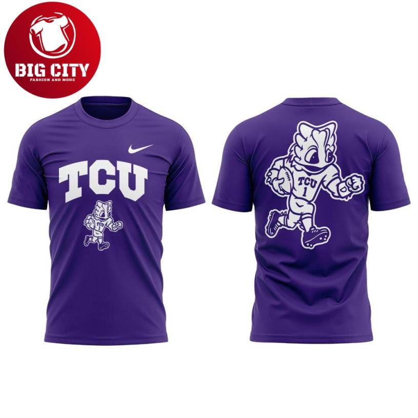 TCU Horned Frogs Football SuperFrog 2025 Two Sided Shirt Unisex T-shirt, Sweatshirt, Hoodie, Long Sleeve Tee - T-Shirt, Sweatshirt, Hoodie