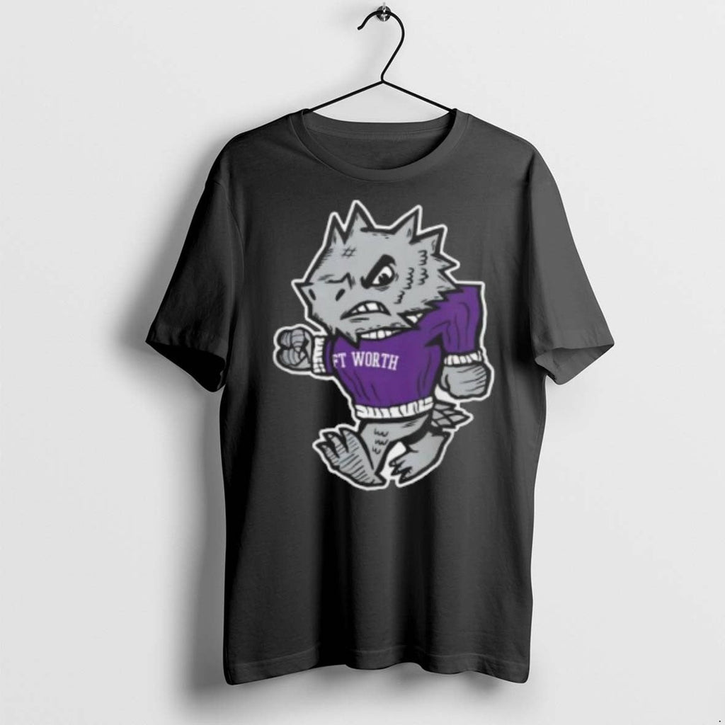 Tcu Horned Frogs Fort Worth Mascot T Shirts Unisex T-shirt, Sweatshirt, Hoodie, Long Sleeve Tee - T-Shirt, Sweatshirt, Hoodie