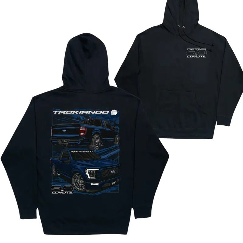 TKOG10 5.0 Coyote  Blue Pickup Truck Casual Car S T-Shirts, Hoodie, Sweatshirt - T-Shirt, Sweatshirt, Hoodie