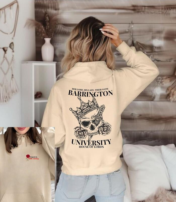 TYSON'S Little Darling LORDS LORDS Bookish Books Dark Romance Booktok Sacrifice Barrington University Soft Comfort Long Sleeves Fabric T-Shirts, Hoodie, Sweatshirt - T-Shirt, Sweatshirt, Hoodie