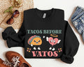 Tacos Before Vatos Funny Tacos Tacos Lover Mexican Food Food Lover Cinco De Mayo T-Shirts, Hoodie, Sweatshirt - T-Shirt, Sweatshirt, Hoodie