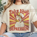 Take That Depression Duck TAKE THAT DEPRESSION Hazbin Hotel Lucifer Hazbin Hotel Fan Art Depression Duck T-Shirts, Hoodie, Sweatshirt - T-Shirt, Sweatshirt, Hoodie