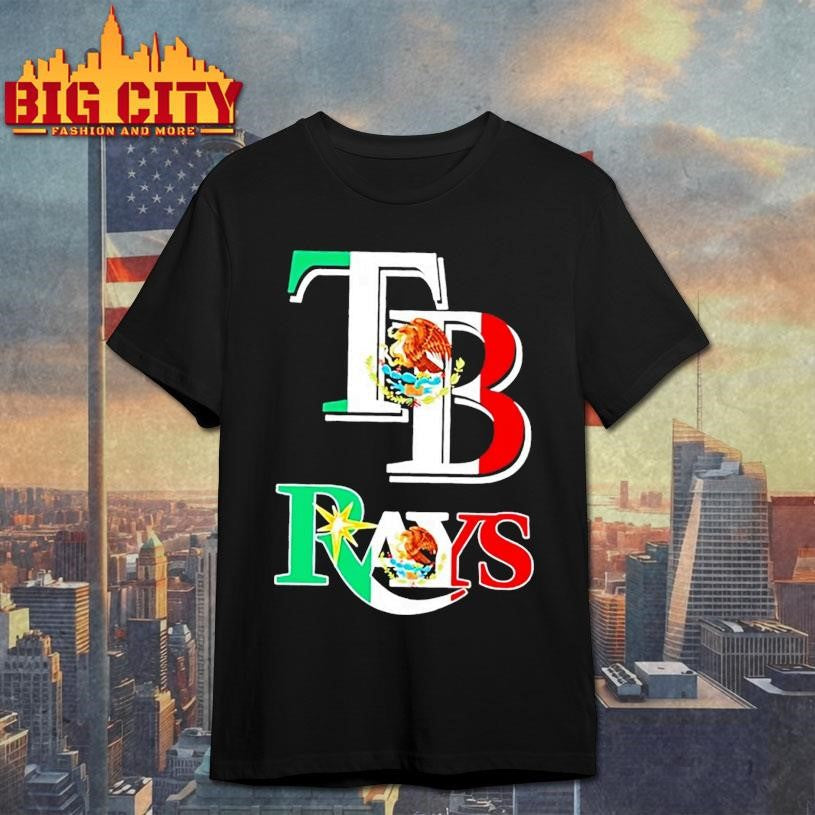 Tampa Bay Rays Baseball X Mexican Flag Shirt Unisex T-shirt, Sweatshirt, Hoodie, Long Sleeve Tee - T-Shirt, Sweatshirt, Hoodie