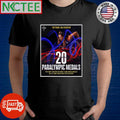 Tatyana McFadden 20x Paralympic medalist Paris Paralympics 2024 shirt Unisex T-shirt, Sweatshirt, Hoodie, Long Sleeve Tee - T-Shirt, Sweatshirt, Hoodie