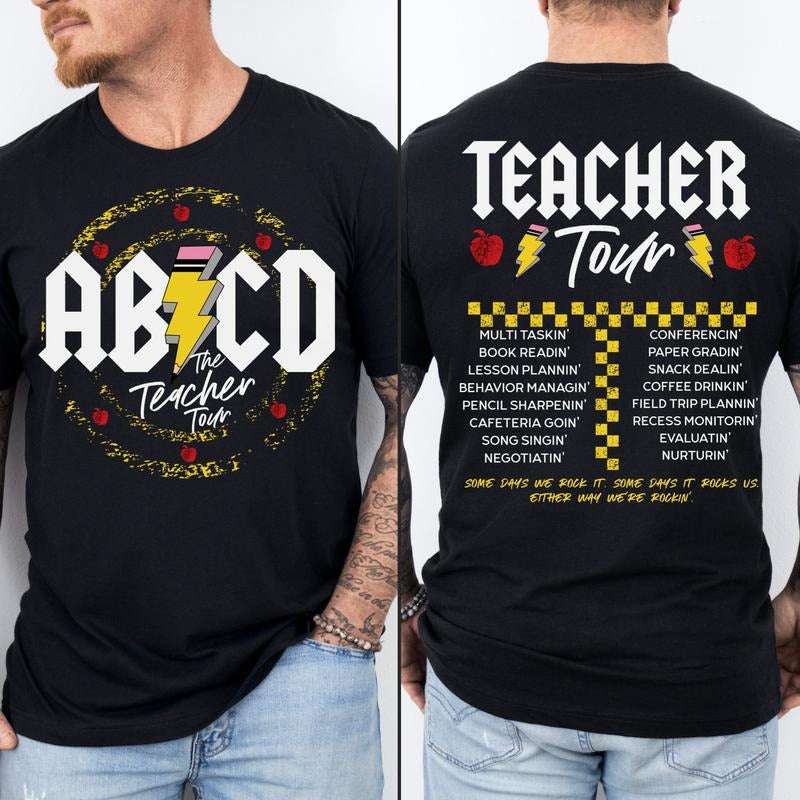 Teacher Shirt Abcd Teacher Tour Shirt Back School Shirt End Year Shirt Teacher Kindergarten Teacher Shirt Elementary School TK43GN T-Shirts, Hoodie, Sweatshirt - T-Shirt, Sweatshirt, Hoodie