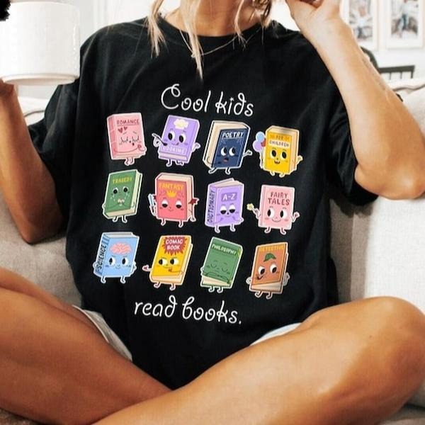 Teacher Shirts Cool Read Books Shirt School Librarian Shirt Back School Shirt Teacher Reading Teacher Shirt Book Lover Shirt T-Shirts, Hoodie, Sweatshirt - T-Shirt, Sweatshirt, Hoodie