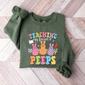 Teaching My Favorite Peeps Easter Teacher Cute Easter Teacher Easter Bunny Easter Day Shirt T-Shirts, Hoodie, Sweatshirt - T-Shirt, Sweatshirt, Hoodie