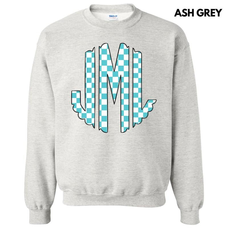 Teal Checker Monogram 'NLB' T-Shirts, Hoodie, Sweatshirt - T-Shirt, Sweatshirt, Hoodie