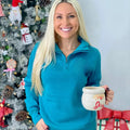 Teal Quarter Zip T-Shirts, Hoodie, Sweatshirt - T-Shirt, Sweatshirt, Hoodie