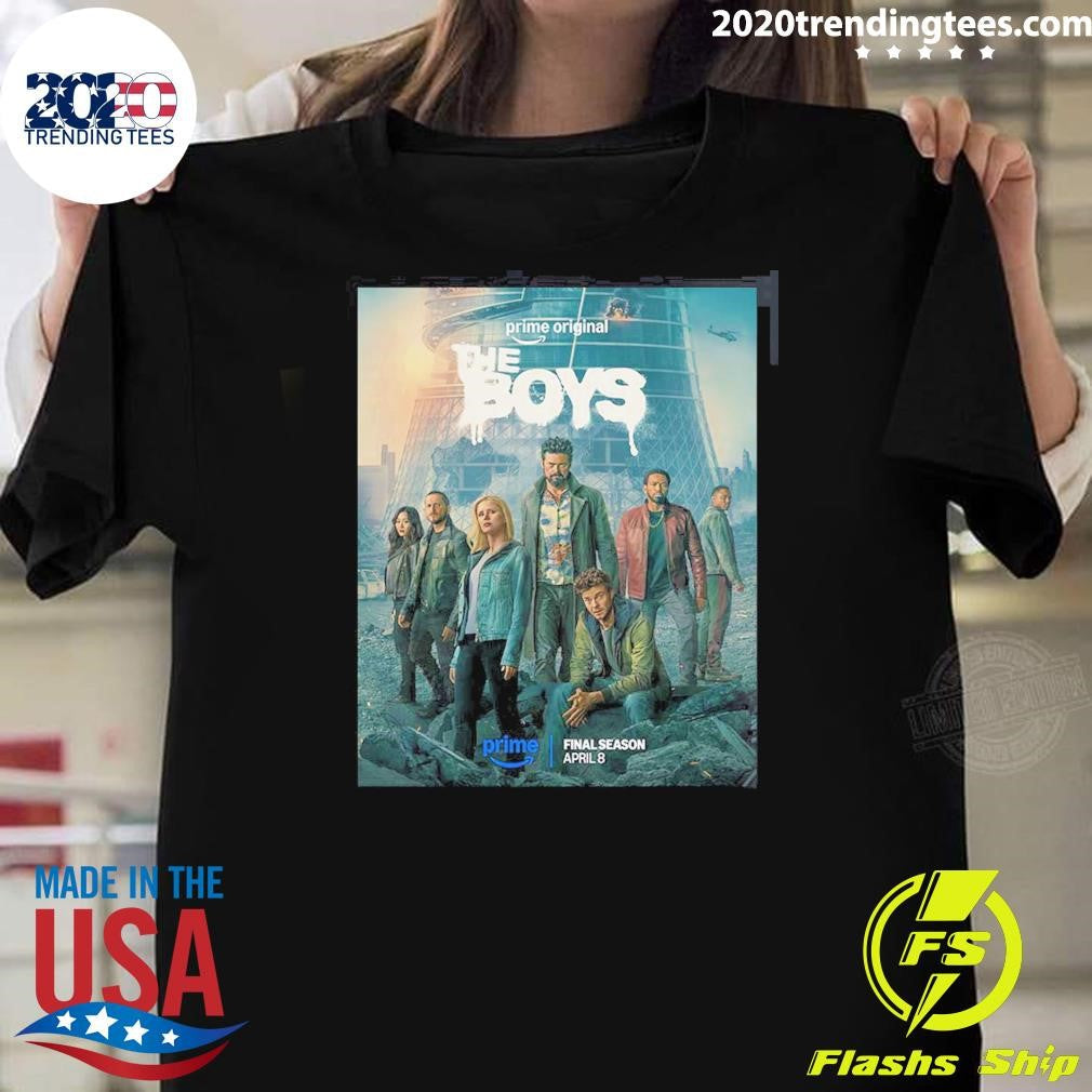 Team The Boys Billy Butcher The Boys Final Season April 8, 2026 Shirt Unisex T-shirt, Sweatshirt, Hoodie, Long Sleeve Tee - T-Shirt, Sweatshirt, Hoodie