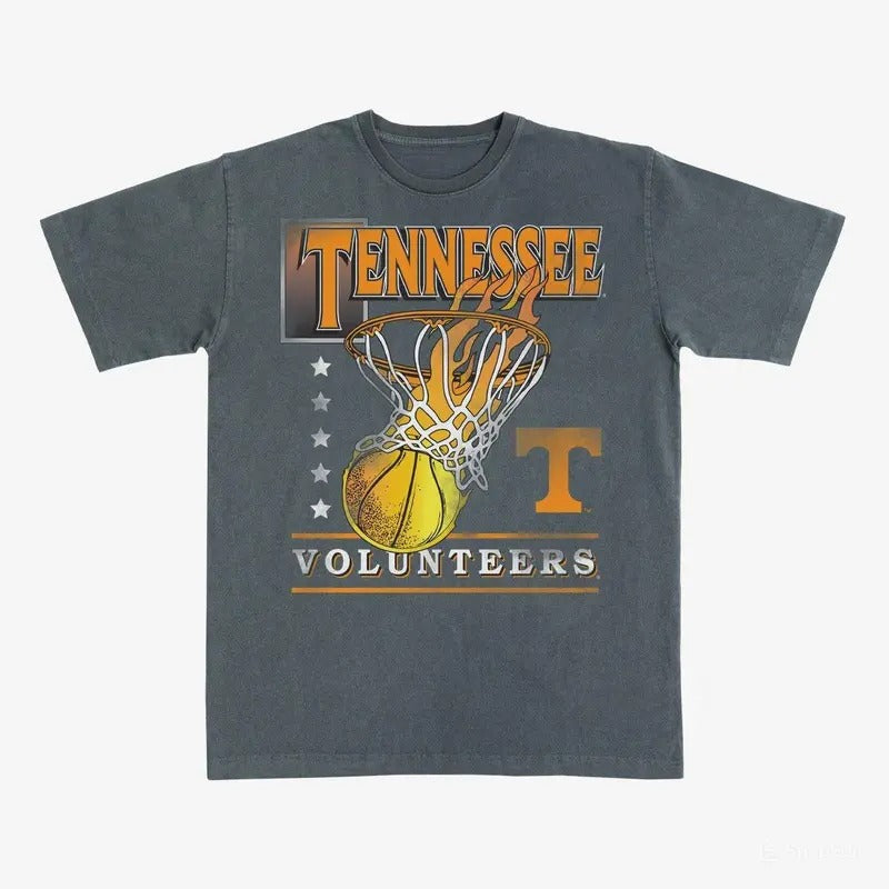 Tennessee Hoops Heavy NCAA Shirt Volunteers Full Size Full Color Perfect Streetwear T-Shirts, Hoodie, Sweatshirt - T-Shirt, Sweatshirt, Hoodie