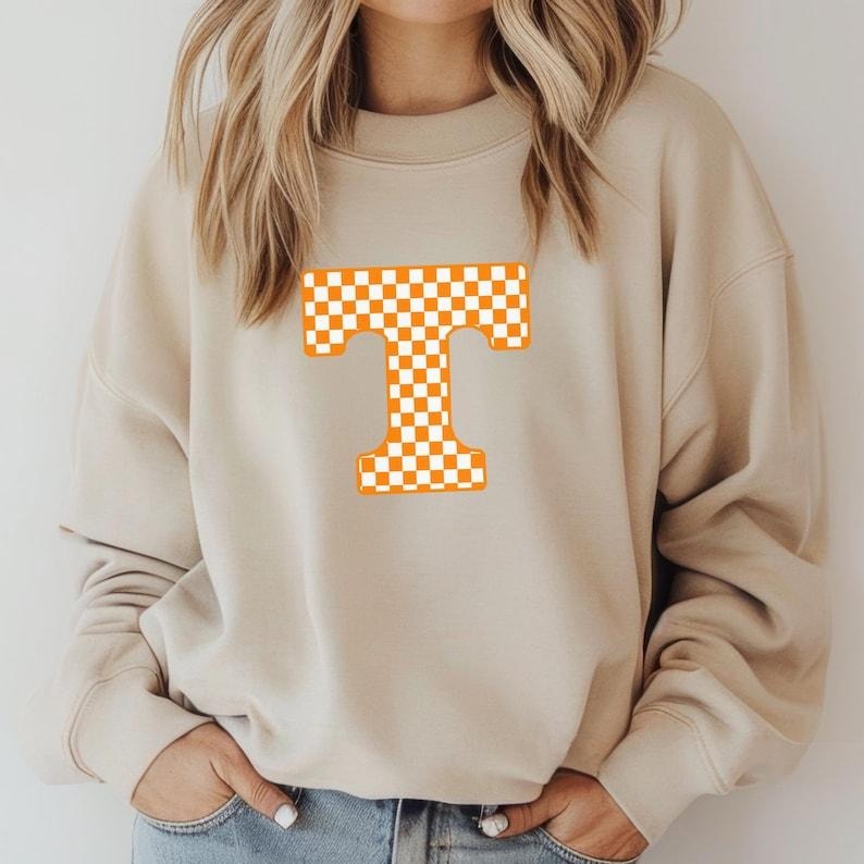 Tennessee Orange White College Plus Size Athletic Checkered Tennessee Football Game Day T-Shirts, Hoodie, Sweatshirt - T-Shirt, Sweatshirt, Hoodie