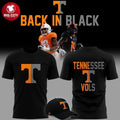 Tennessee Volunteers Football Back In Black 2025 Dark Mode Orange Two Sided Shirt Unisex T-shirt, Sweatshirt, Hoodie, Long Sleeve Tee - T-Shirt, Sweatshirt, Hoodie