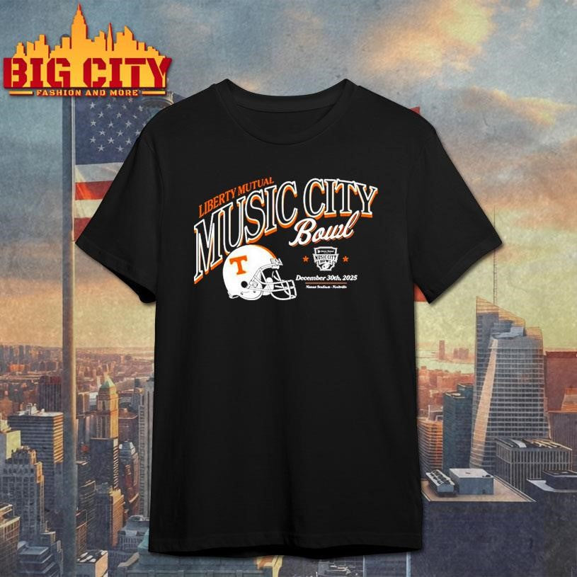 Tennessee Volunteers Helmet Liberty Mutual Music City Bowl Shirt Unisex T-shirt, Sweatshirt, Hoodie, Long Sleeve Tee - T-Shirt, Sweatshirt, Hoodie