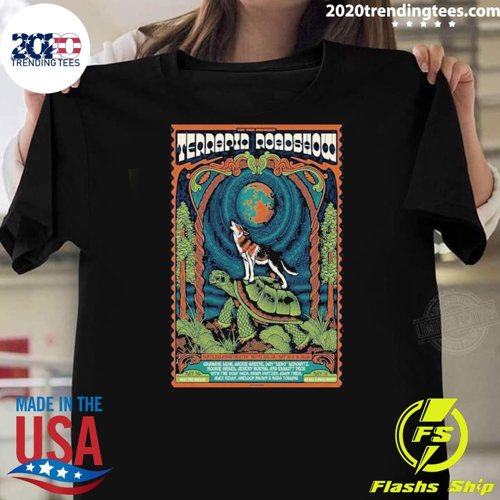 Terrapin Roadshow Monte Rio May 30-31 2026 Poster Shirt Unisex T-shirt, Sweatshirt, Hoodie, Long Sleeve Tee - T-Shirt, Sweatshirt, Hoodie