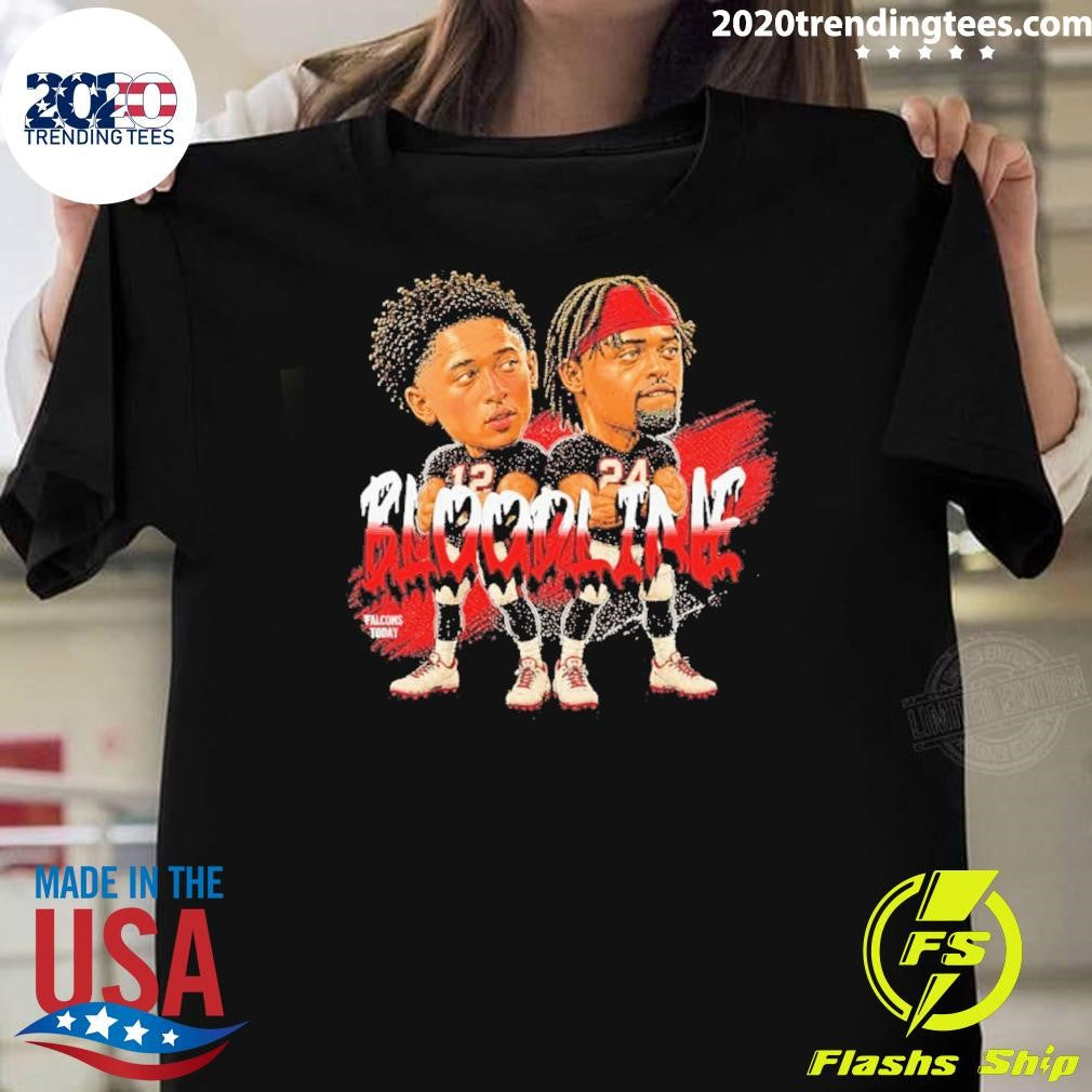 Terrell Brothers Avieon And A.j Bloodline Atlanta Falcons Shirt Unisex T-shirt, Sweatshirt, Hoodie, Long Sleeve Tee - T-Shirt, Sweatshirt, Hoodie