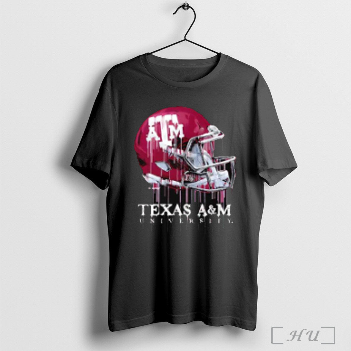 Texas Am Aggies Dripping Football Helmet T Shirt Unisex T-shirt, Sweatshirt, Hoodie, Long Sleeve Tee - T-Shirt, Sweatshirt, Hoodie