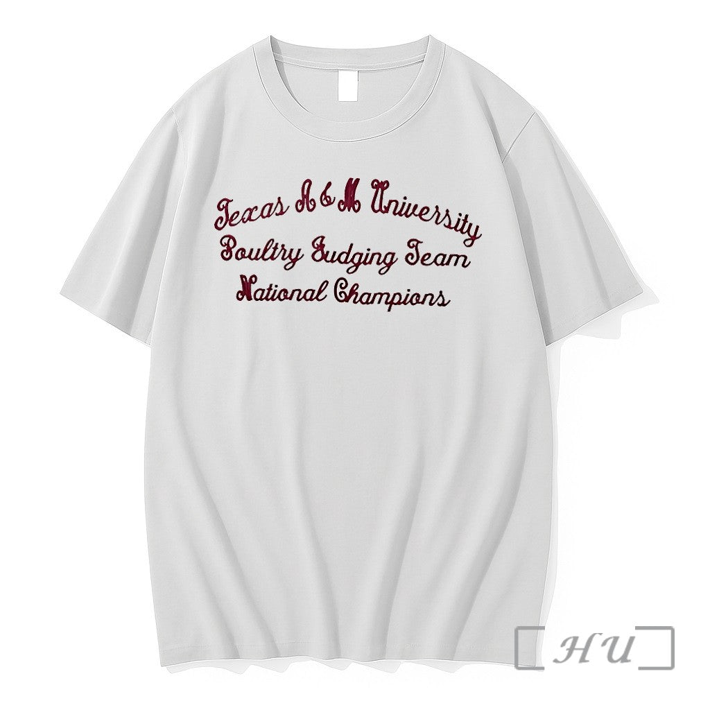 Texas Am University Poultry Judging Team National Champions Tshirts Sweater Unisex T-shirt, Sweatshirt, Hoodie, Long Sleeve Tee - T-Shirt, Sweatshirt, Hoodie