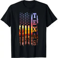 Texas American Flag Pride Landscape Cactus Patriotic Made USA T-Shirts, Hoodie, Sweatshirt - T-Shirt, Sweatshirt, Hoodie