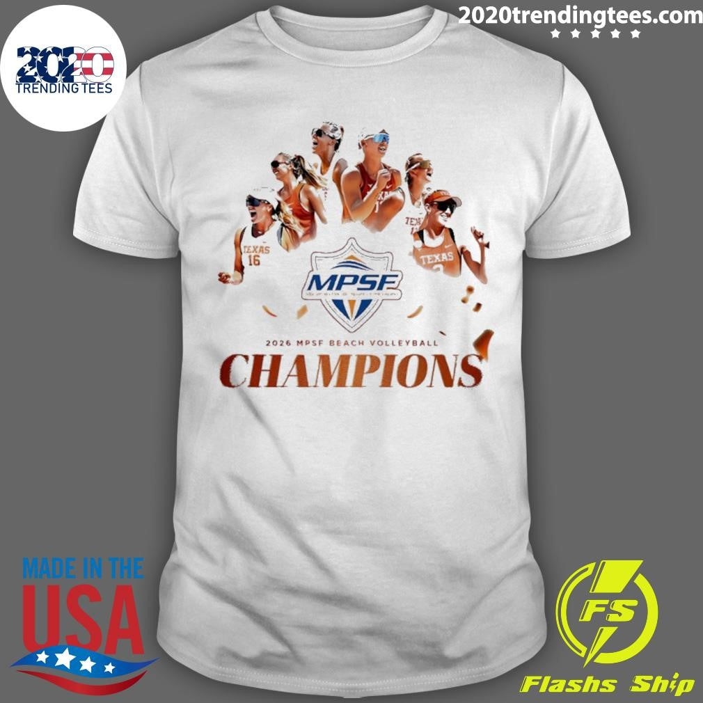 Texas Longhorn 2026 Mpsf Beach Volleyball Champions Shirt Unisex T-shirt, Sweatshirt, Hoodie, Long Sleeve Tee - T-Shirt, Sweatshirt, Hoodie