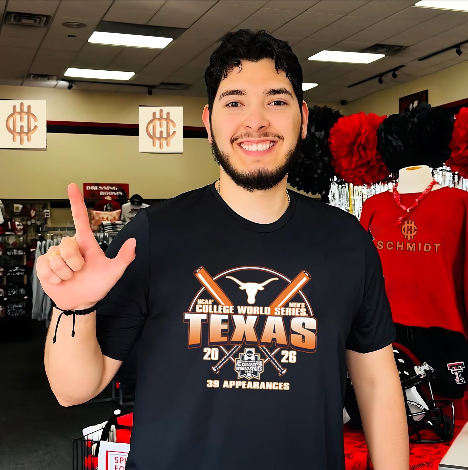 Texas Longhorns 2026 College World Series Bound 39 Appearances shirt Unisex T-shirt, Sweatshirt, Hoodie, Long Sleeve Tee - T-Shirt, Sweatshirt, Hoodie