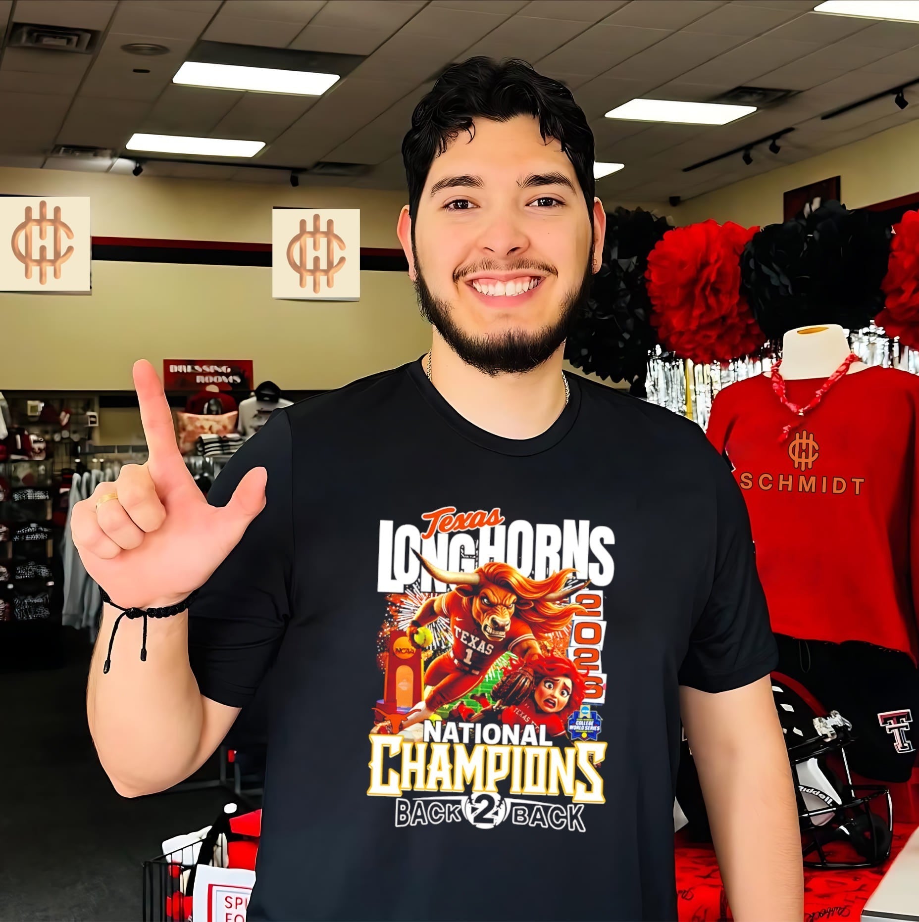 Texas Longhorns Softball 26 WCWS National Champions Back to back beat Texas Tech shirt Unisex T-shirt, Sweatshirt, Hoodie, Long Sleeve Tee - T-Shirt, Sweatshirt, Hoodie