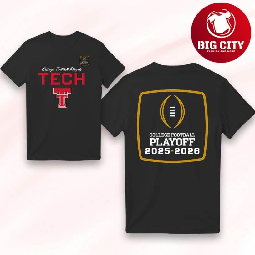 Texas Tech 2025 CFP Kick Deep Two Sided Shirt Unisex T-shirt, Sweatshirt, Hoodie, Long Sleeve Tee - T-Shirt, Sweatshirt, Hoodie