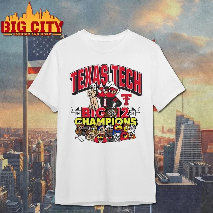 Texas Tech Big 12 Champions 2025 meme shirt Unisex T-shirt, Sweatshirt, Hoodie, Long Sleeve Tee - T-Shirt, Sweatshirt, Hoodie