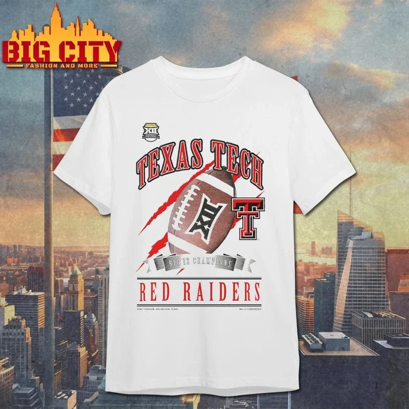 Texas Tech Big 12 Championship 2025 Red Raiders shirt Unisex T-shirt, Sweatshirt, Hoodie, Long Sleeve Tee - T-Shirt, Sweatshirt, Hoodie