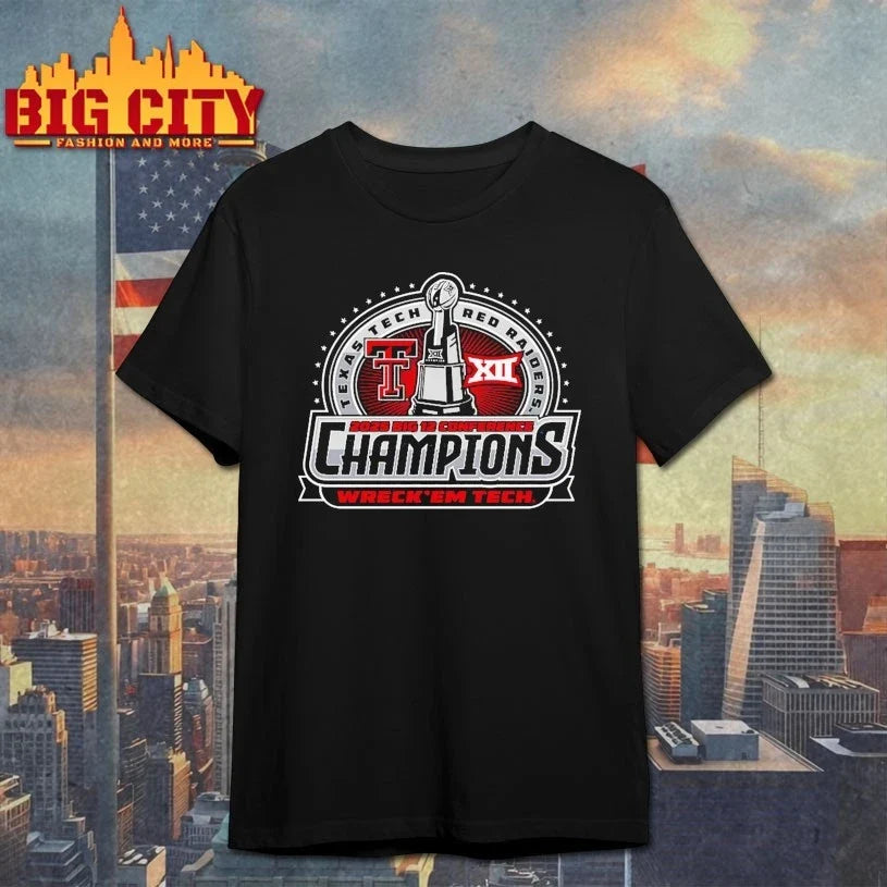 Official Texas Tech Big 12 Championship Wreck Em Tech shirt Unisex T-shirt, Sweatshirt, Hoodie, Long Sleeve Tee - T-Shirt, Sweatshirt, Hoodie