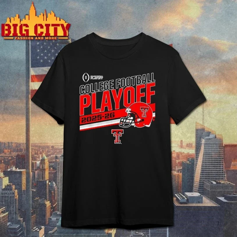 Texas Tech Football 2025 CFP Stripe shirt Unisex T-shirt, Sweatshirt, Hoodie, Long Sleeve Tee - T-Shirt, Sweatshirt, Hoodie
