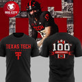 Texas Tech Red Raiders 100th Anniversary 1925-2025 Champions Two Sided Shirt Unisex T-shirt, Sweatshirt, Hoodie, Long Sleeve Tee - T-Shirt, Sweatshirt, Hoodie
