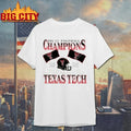 Texas Tech Red Raiders 2025 Big 12 Football Champions Flags shirt Unisex T-shirt, Sweatshirt, Hoodie, Long Sleeve Tee - T-Shirt, Sweatshirt, Hoodie