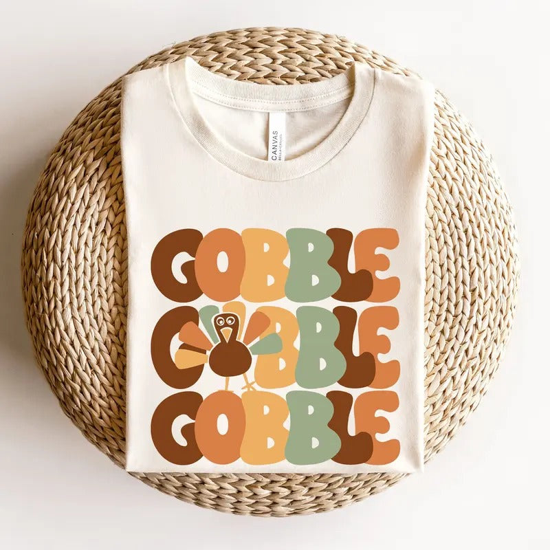 Thanksgiving Gobble Turkey Family Thanksgiving Shirt Fall Thanksgiving Sweaterstyle{N002}2 T-Shirts, Hoodie, Sweatshirt - T-Shirt, Sweatshirt, Hoodie