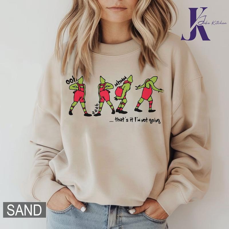 That'S I'M Not Going Grinc Shirt Movie Shirt Family Matching Xmas Shirt Gif T-Shirts, Hoodie, Sweatshirt - T-Shirt, Sweatshirt, Hoodie